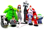 Nightmare Before Christmas Figure Play Set Disney Pvc Toy Jack Boogie Zero. Fixed Price $24.95.