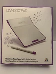 Wacom Bamboo Pad (CTH300U) Pearl White/purple. Fixed Price $30.00.