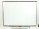 Smart SB680 77" Interactive Whiteboard Excellent Condition With Pens. Fixed Price $368.00.