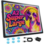 Bylitodt Rechargeable Extra Large Light Board For A2(NO Stand), Black. Fixed Price $136.46.