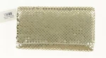 Jessica Mcclintock 243370 Womens Metal Mesh Clutch Gold Size 7.5X4X1.25. Fixed Price $24.50.