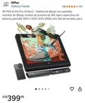 Xp-pen Artist Pro 14 Gen 2 New Display Tablet + 16K Wacom Alternative. Fixed Price $310.00.