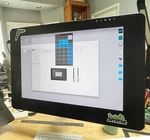 Wacom Cintiq Pro Touch DTH-2420K With Flex Arm Mount. Fixed Price $700.00.