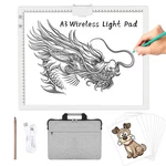 Toheto A3 Rechargeable Led Bright Light Pad With Carry Bag, 6-LEVEL And White. Fixed Price $60.99.
